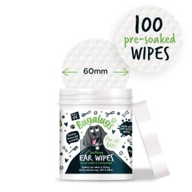 Boîte de 100 lingettes oreilles pour chien Ear Wipes Bugalugs