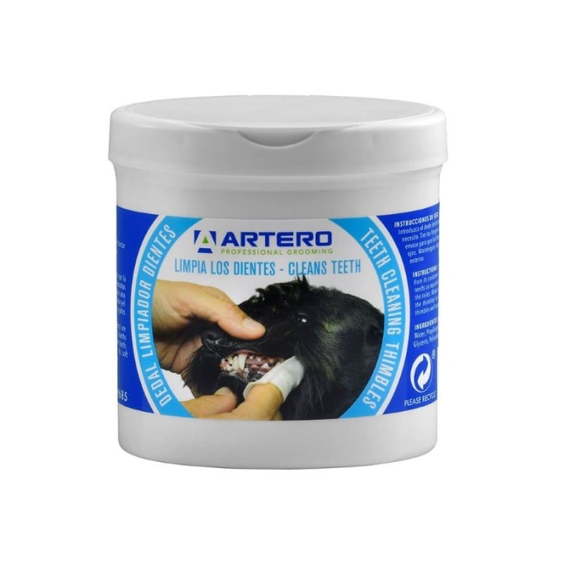 Boîte de doigtiers brosse à dents pour chien artero