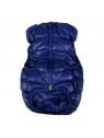 doudoune pour chien bleu marine ULTRALIGHT Puppia de face