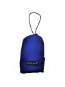 doudoune pour chien bleu marine ULTRALIGHT Puppia dans son sac de transport