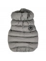 Doudoune pour chien grise ULTRALIGHT Puppia® de dos