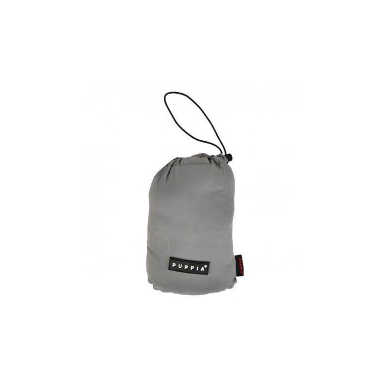 Doudoune pour chien grise ULTRALIGHT Puppia® avec sac de transport