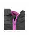 col de manteau pour chien noir avec harnais intégré Mountaineer Puppia