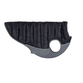 doudoune pour chien réversible noir gris red dingo côté noir