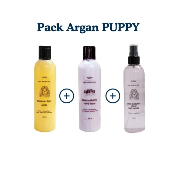 pack pour chien à l'argan PUPPY