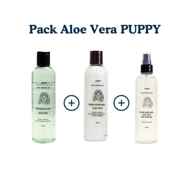 pack pour chien à l'aloe vera PUPPY