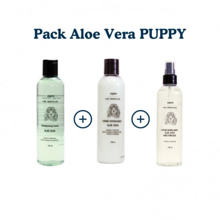 pack pour chien à l'aloe vera PUPPY