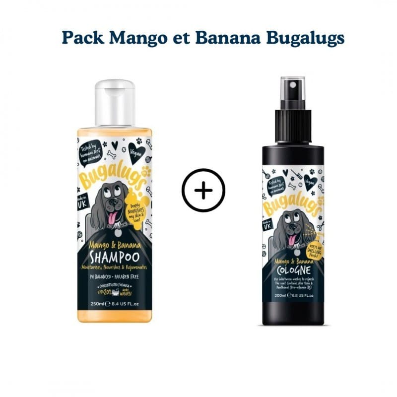 Pack pour chien mango et banana Bugalugs