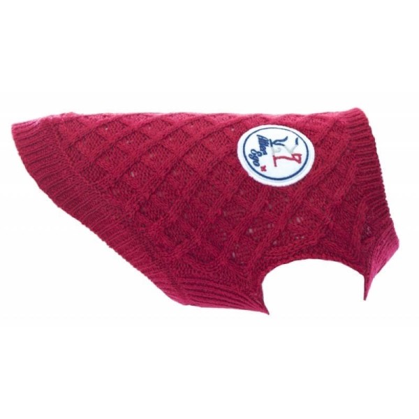 pull pour chien rouge chasseur alpin alter ego by martin sellier