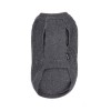 Pull pour chien gris coeur martin sellier de face