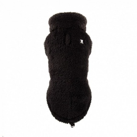 polaire pour chien noire douillette martin sellier de dos