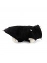 polaire pour chien noire douillette martin sellier de profil