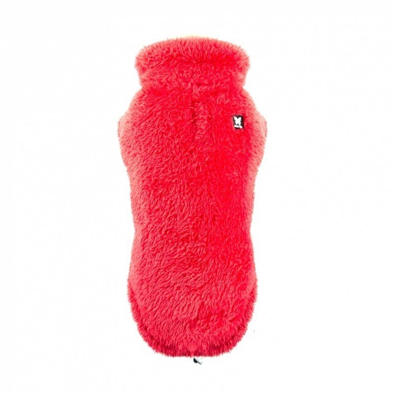 polaire pour chien rouge douillette martin sellier de dos