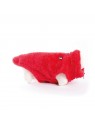 polaire pour chien rouge douillette martin sellier de profil