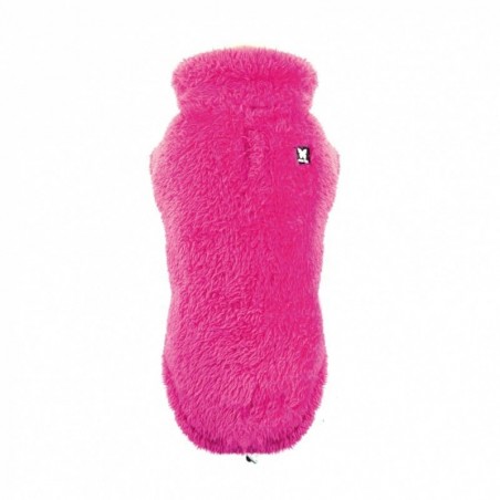 polaire pour chien framboise Douillette MARTIN SELLIER de dos