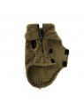 polaire pour chien kaki douillette martin sellier de face