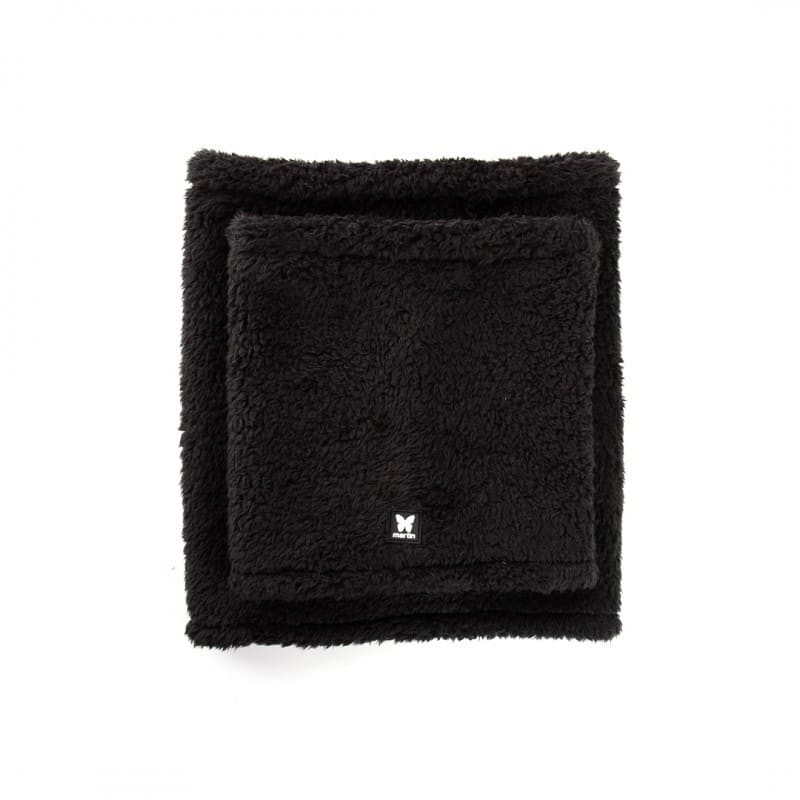 snood pour chien noir douillet martin sellier de face
