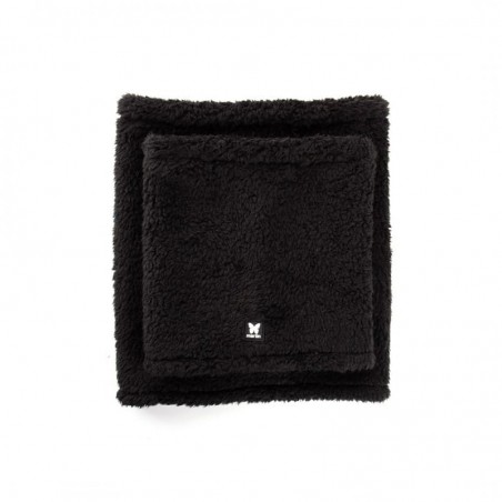 snood pour chien noir douillet martin sellier de face