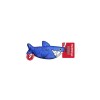 Jouet durable pour chien requin Red Dingo avec étiquette
