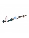 Jouet pour chien corde et peluche escargot doogy