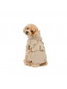 chien de dos portant le trench-coat pour chien beige claris Pinkaholic