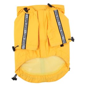 imperméable pour chien jaune base jumper Puppia de face