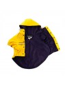 imperméable pour chien jaune saint malo martin sellier avec doublure noire
