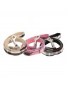 laisse pour chien rose junior Puppia disponible aussi en beige ou noir