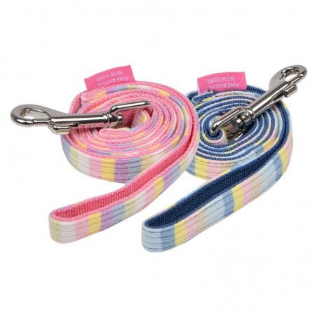 laisse pour chien maire Pinkaholic rose ou bleue