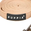 laisse pour chien kaki florent puppia avec logo de la marque