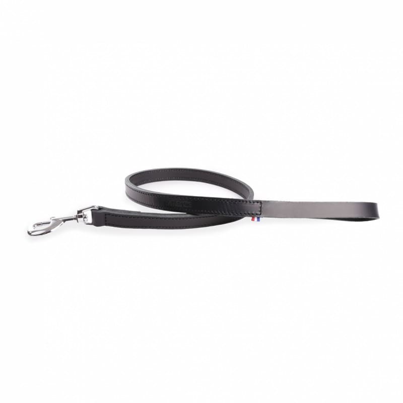 laisse pour chien en cuir noire collection 107 martin sellier