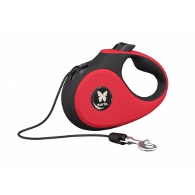 Laisse pour chien rétractable cordon rouge collection 2 soft martin sellier