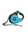 laisse pour chien rétractable sangle bleue collection 2 soft martin sellier