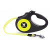 laisse pour chien rétractable sangle fluo jaune martin sellier