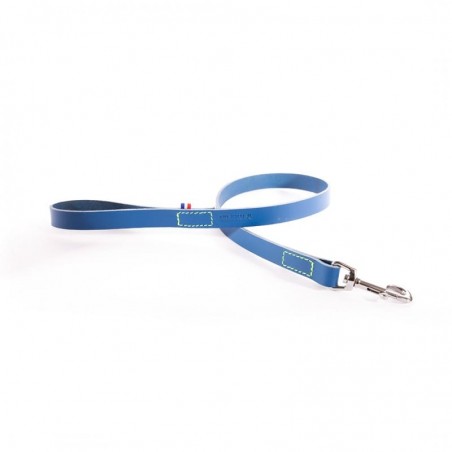 laisse pour chien en cuir bleue collection 499 martin sellier
