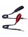 laisse pour chien confort tre ponti noire ou rouge