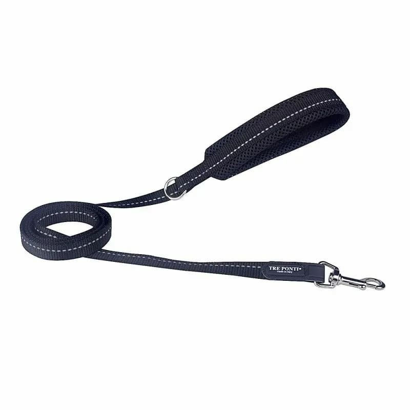 laisse pour chien noire confort tre ponti