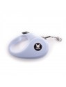 laisse pour chien rétractable sangle parme instinct martin sellier