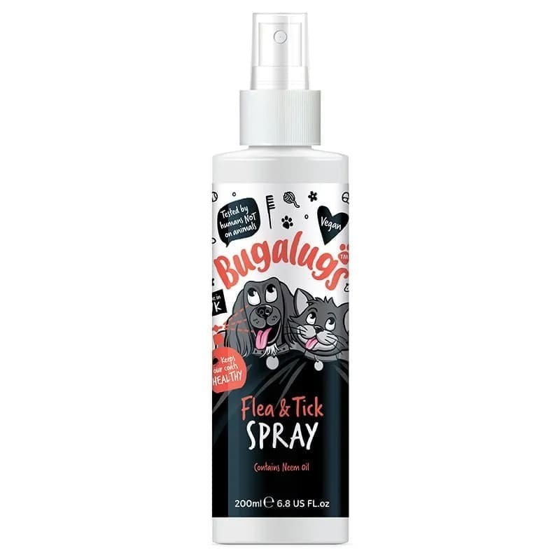 spray insectifuge pour chat Flea and Tick Bugalugs