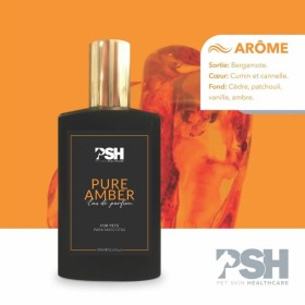 senteurs eau de parfum pour chat pure amber PSH