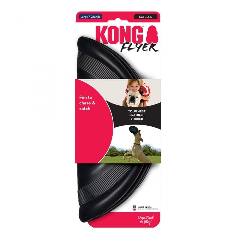 Frisbee pour chien Extreme KONG plié dans son emballage