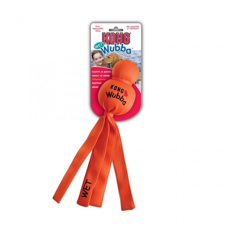 Jouet pour chien Wubba Wet KONG avec emballage