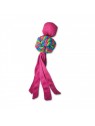 Jouet pour chien Wubba Weaves KONG avec noeud torsadé de couleur rose