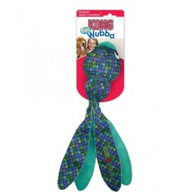 Jouet pour chien Wubba Finz KONG en forme de poisson avec emballage
