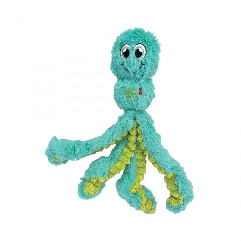 Jouet pour chien Wubba Octopus KONG bleu