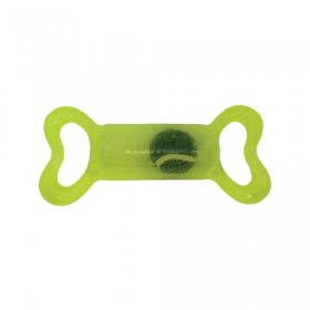 Jouet pour chien jumbler tug KONG couleur jaune