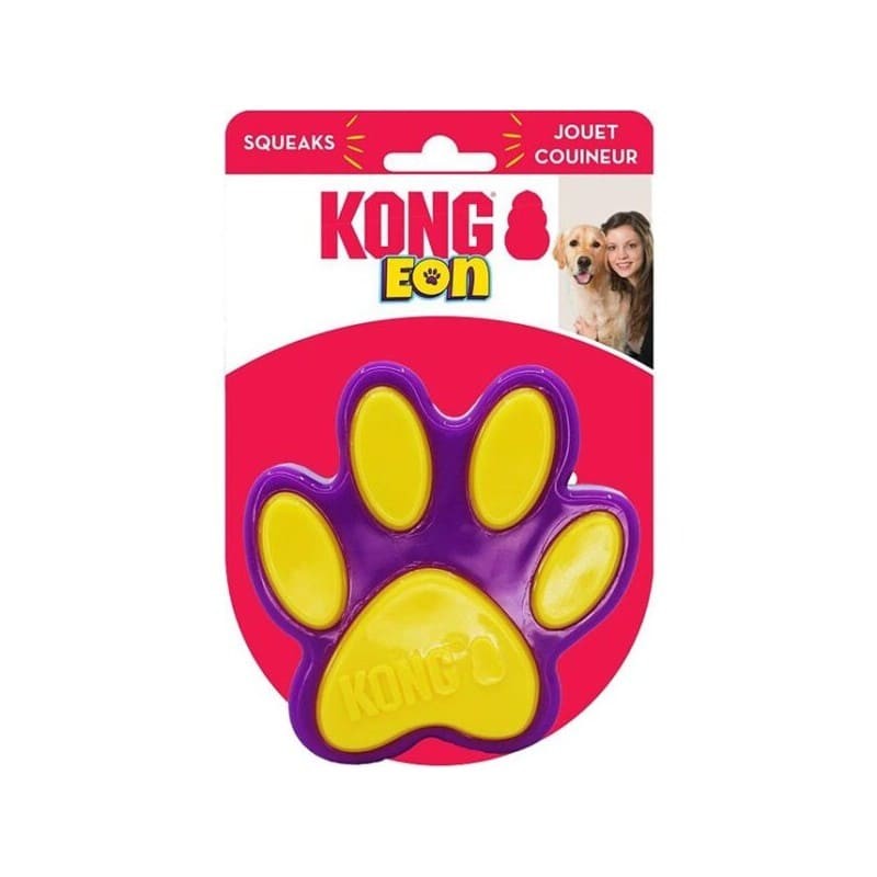 Jouet pour chien eaon paw KONG en forme de patte avec emballage