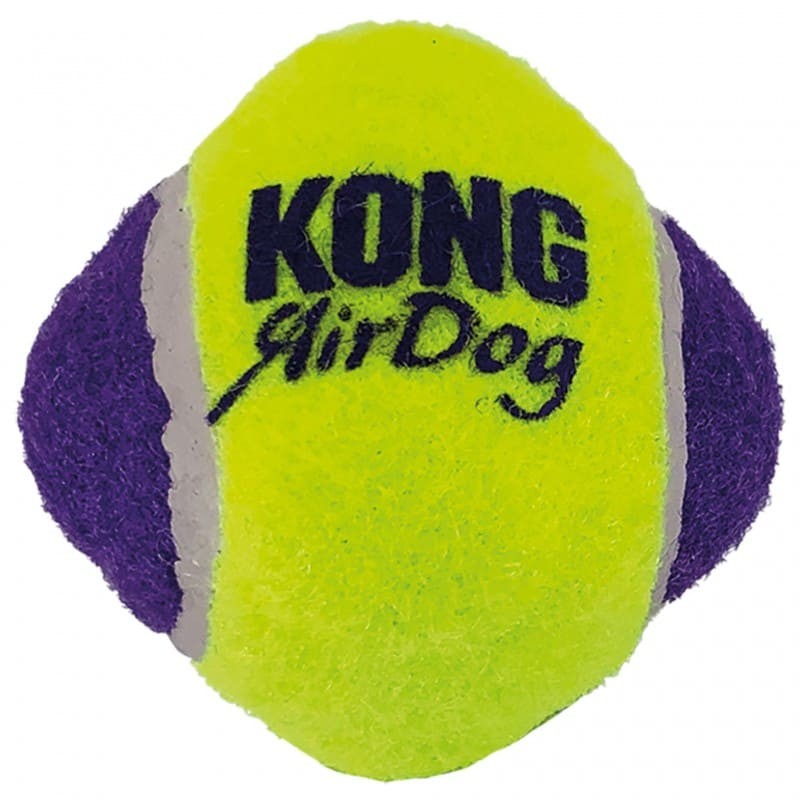 Jouet chien airdog knobby ball KONG de face