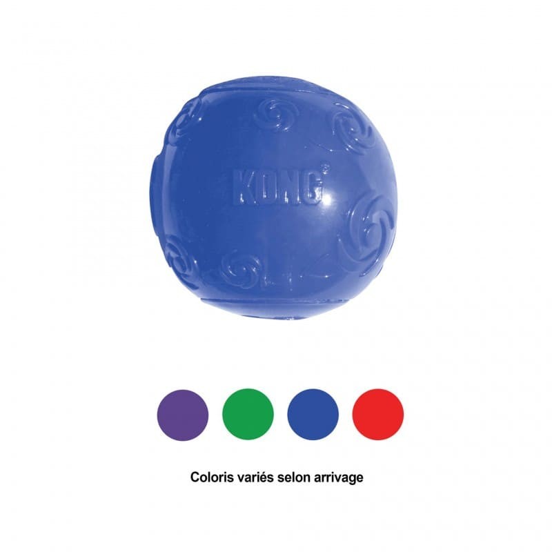 Jouet pour chien Squeez balle KONG coloris selon arrivage