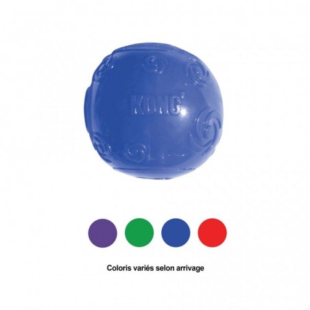 Jouet pour chien Squeez balle KONG coloris selon arrivage